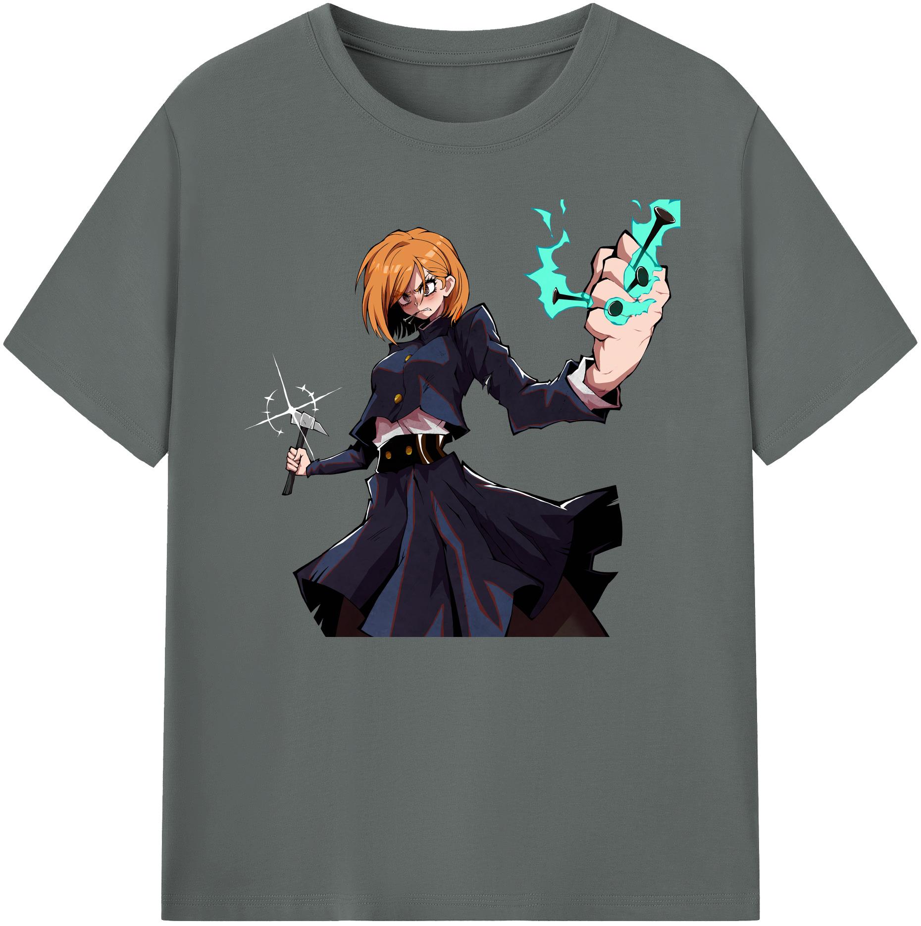（画像用） 呪術廻戦 Jujutsu Kaisen 綿100％ メンズ半袖Tシャツ｜肌触りやわらか＆通気性